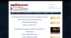 Desktop Screenshot of ensemblemonterey.org
